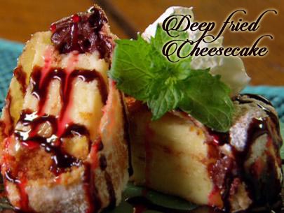 deep fried cheesecake