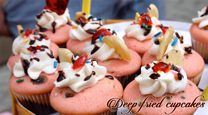 deep fried cupcakes