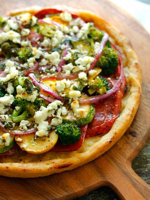 grilled vegetable pizza