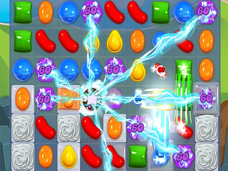 Candy Crush candy bomb