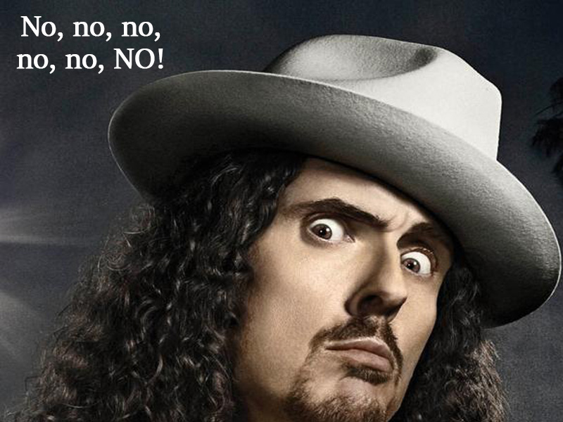 weird Al shocked