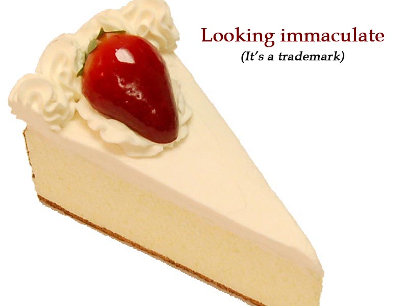 perfect fake cheesecake