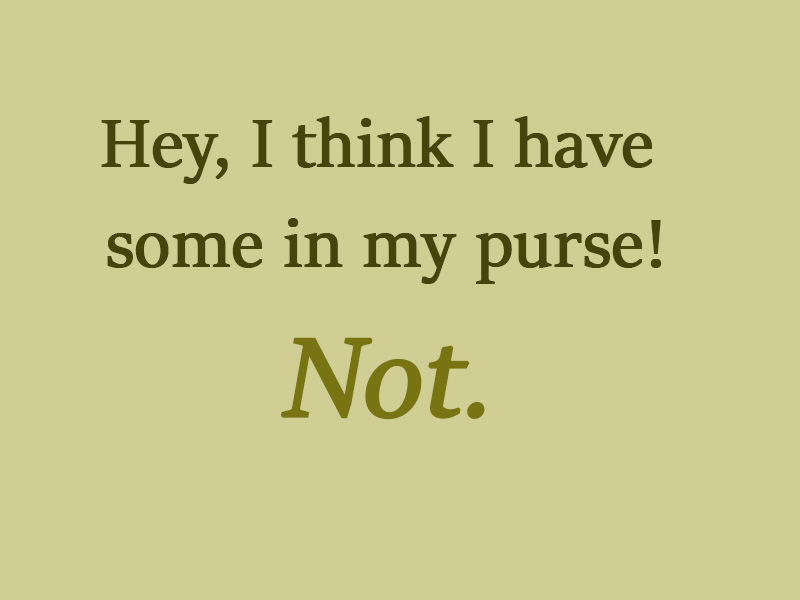 purse joke