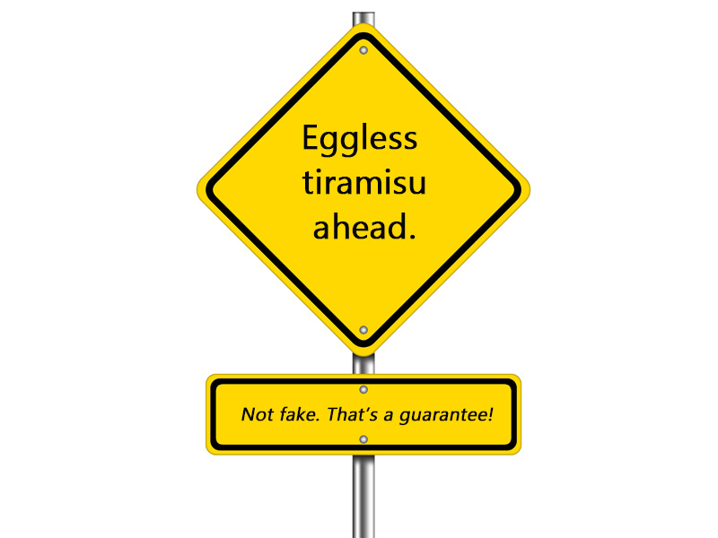  fake tiramisu has no eggs