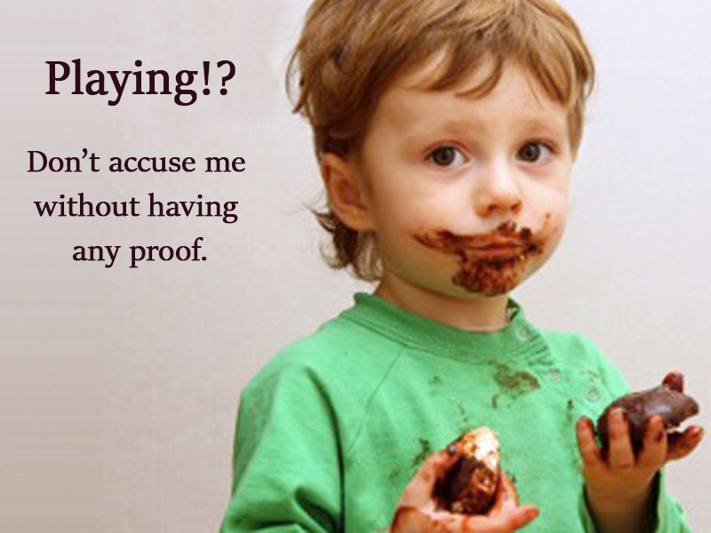 boy eating chocolate