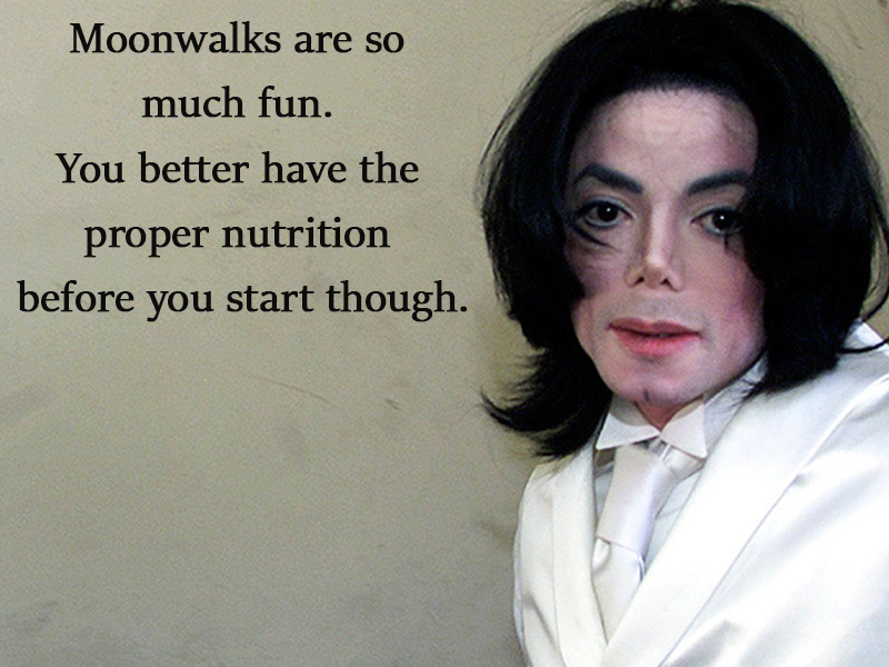 MJ moonwalk parody