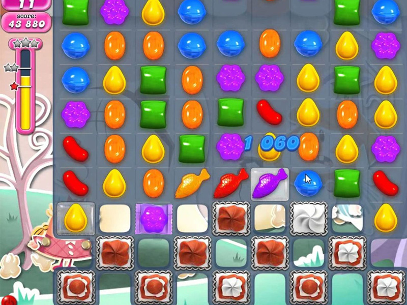 Candy Crush finishing moves