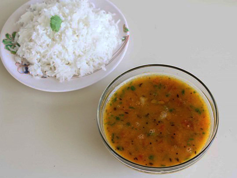 Gujarati rice and dal - mahatma gandhi favourite food