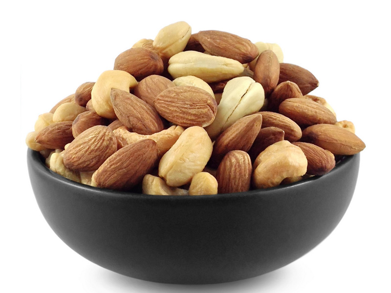 cashews and almonds