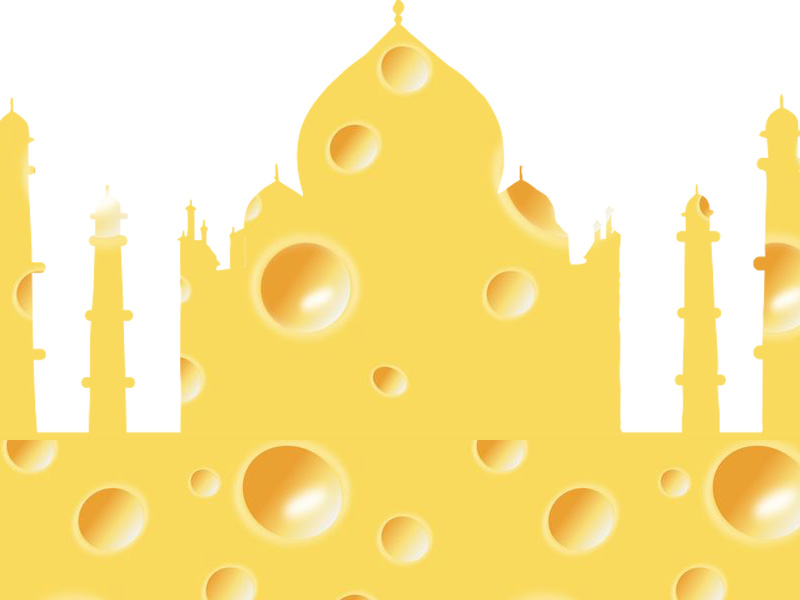 cheese taj mahal