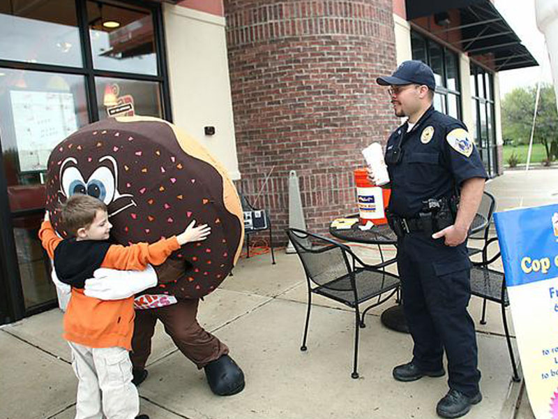 doughnut mascot