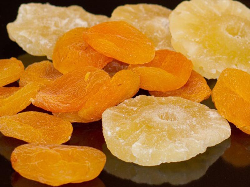 dried apricots at work