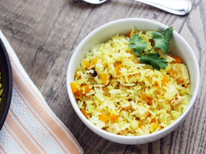 fried rice and Indian