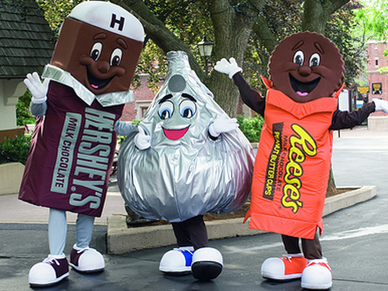 hershey's choco bar mascot