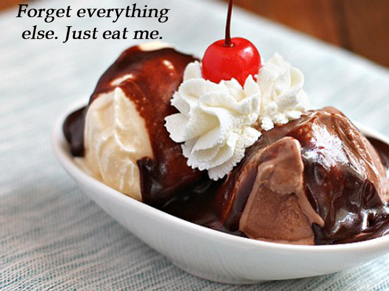 hot fudge sundae