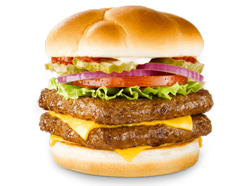Wendy’s Dave’s Hot ‘N Juicy burger