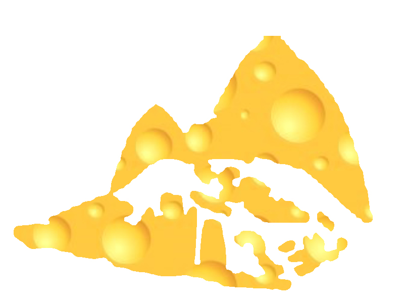 Machu Pichhu in Cheese