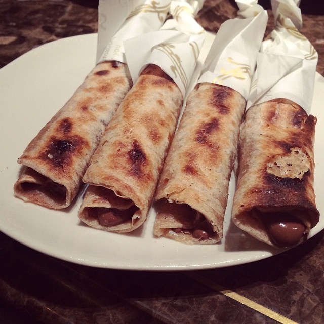 nutella chapati