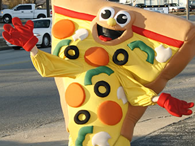 pizza mascot 