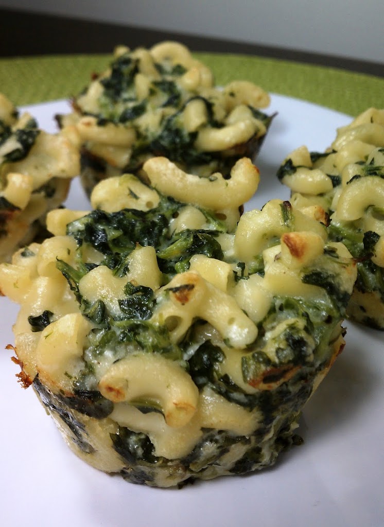 mac, cheese and spinach