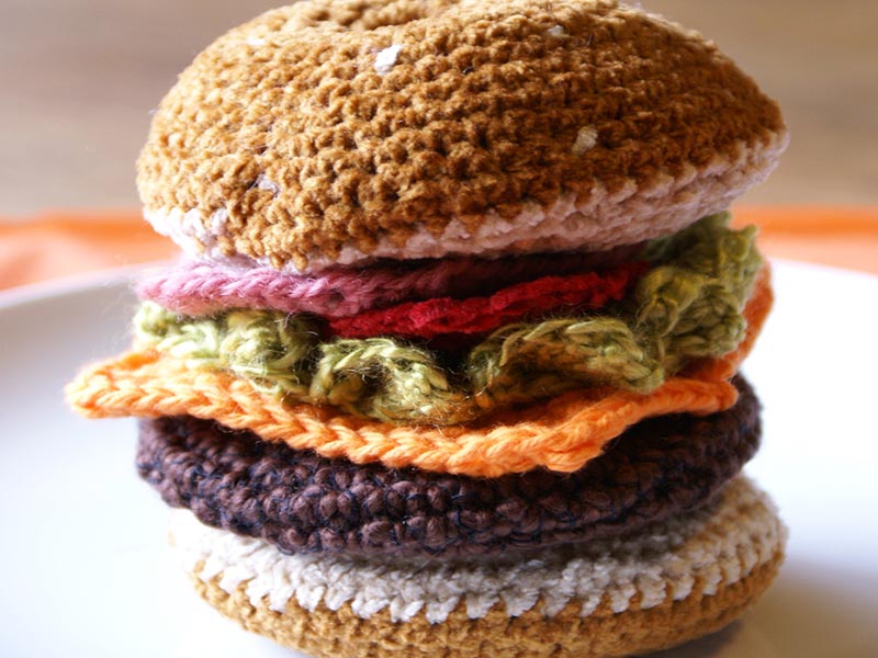 image crochet food .4