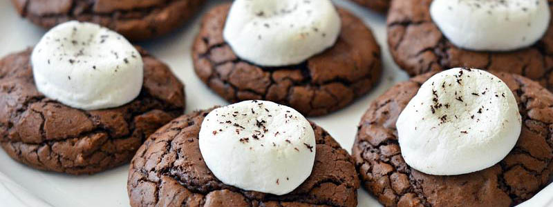 Hot Cocoa Cookies with Marshmallows Recipe