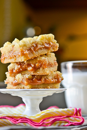 salted caramel butter bars