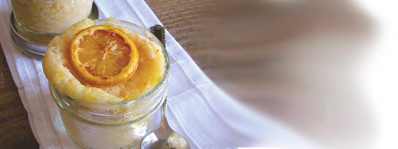 lemon pudding cake recipe featured image