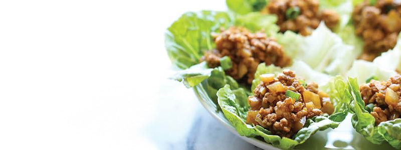 lettuce wraps recipe featured image
