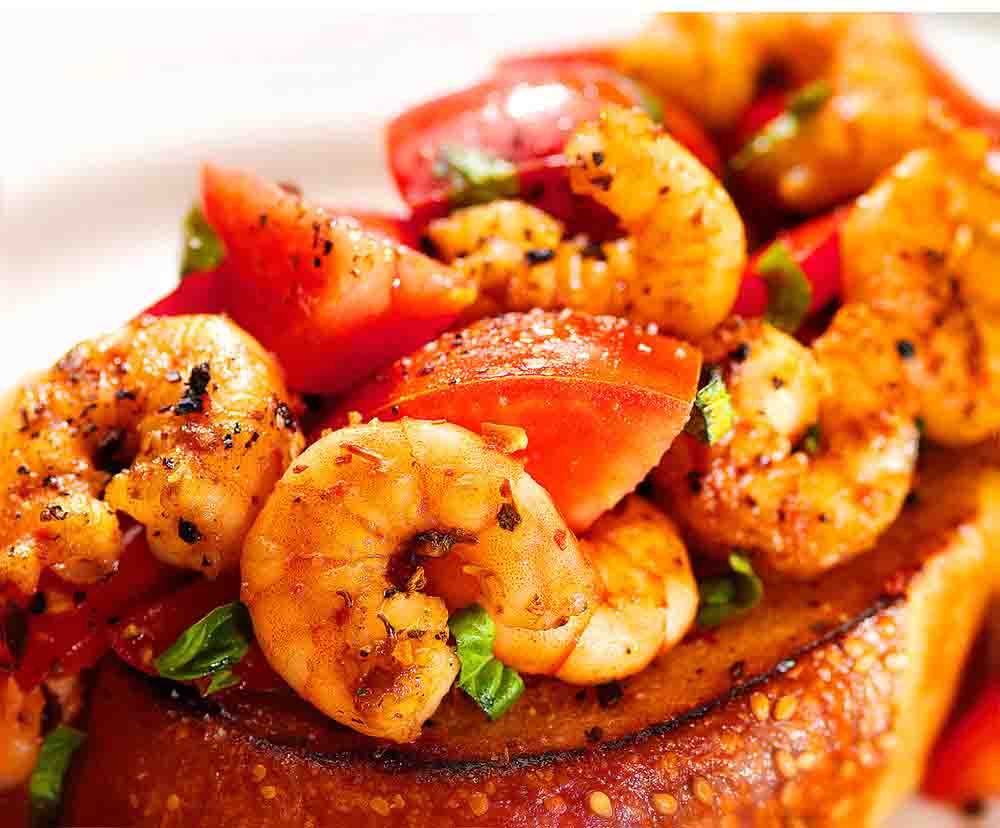 Shrimp-Bruscetta