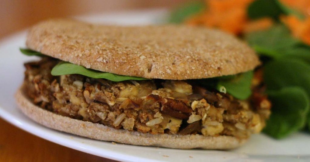 pecan and mushroom burger recipe