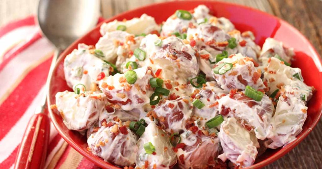 Featured image bacon salad ranch