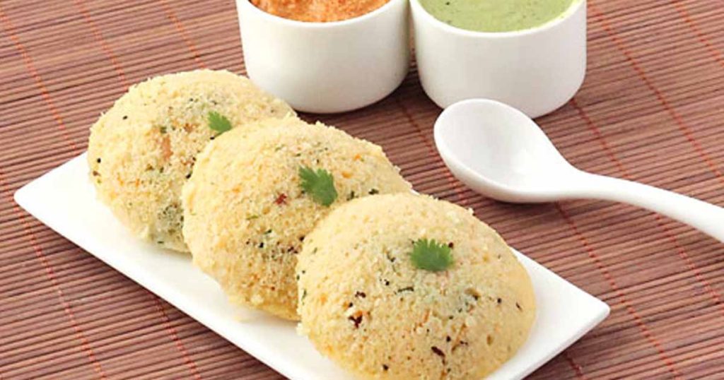 South Indian Rava Idli Recipe