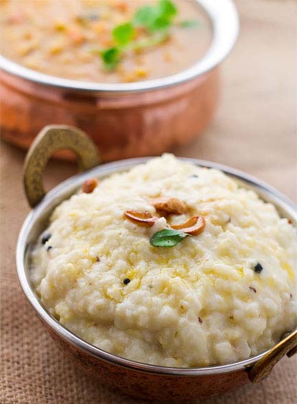 South Indian Ven Pongal Recipe