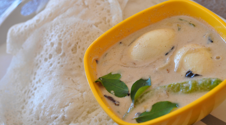 APPAM AND EGG CURRY TRAIN