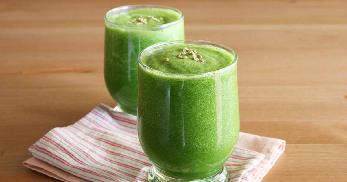 Ginger Kale Green Smoothie Recipe