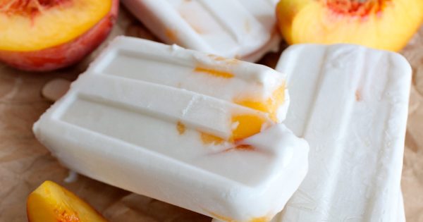 Peach & Cream Popsicle Recipe