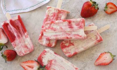 Strawberry Shortcake Popsicle Recipe Image
