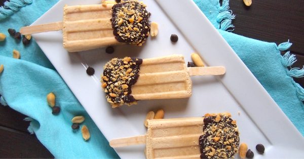 Chocolate Covered Banana Popsicle Image