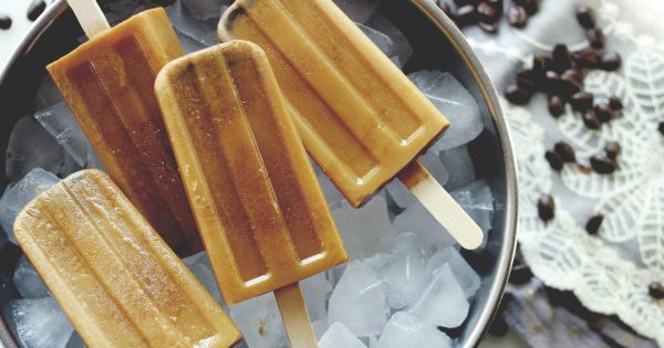 Coffee Caramel Popsicle