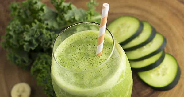 Kale Cucumber Smoothie Recipe Image