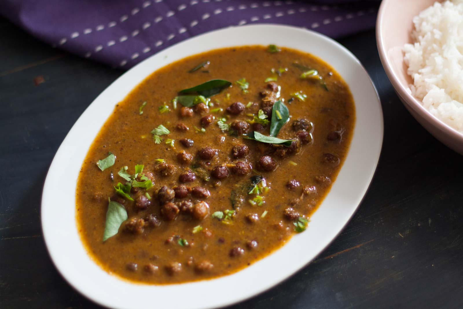 Kala Vatana Amti Recipe MaharashtrianBlack Peas Curry