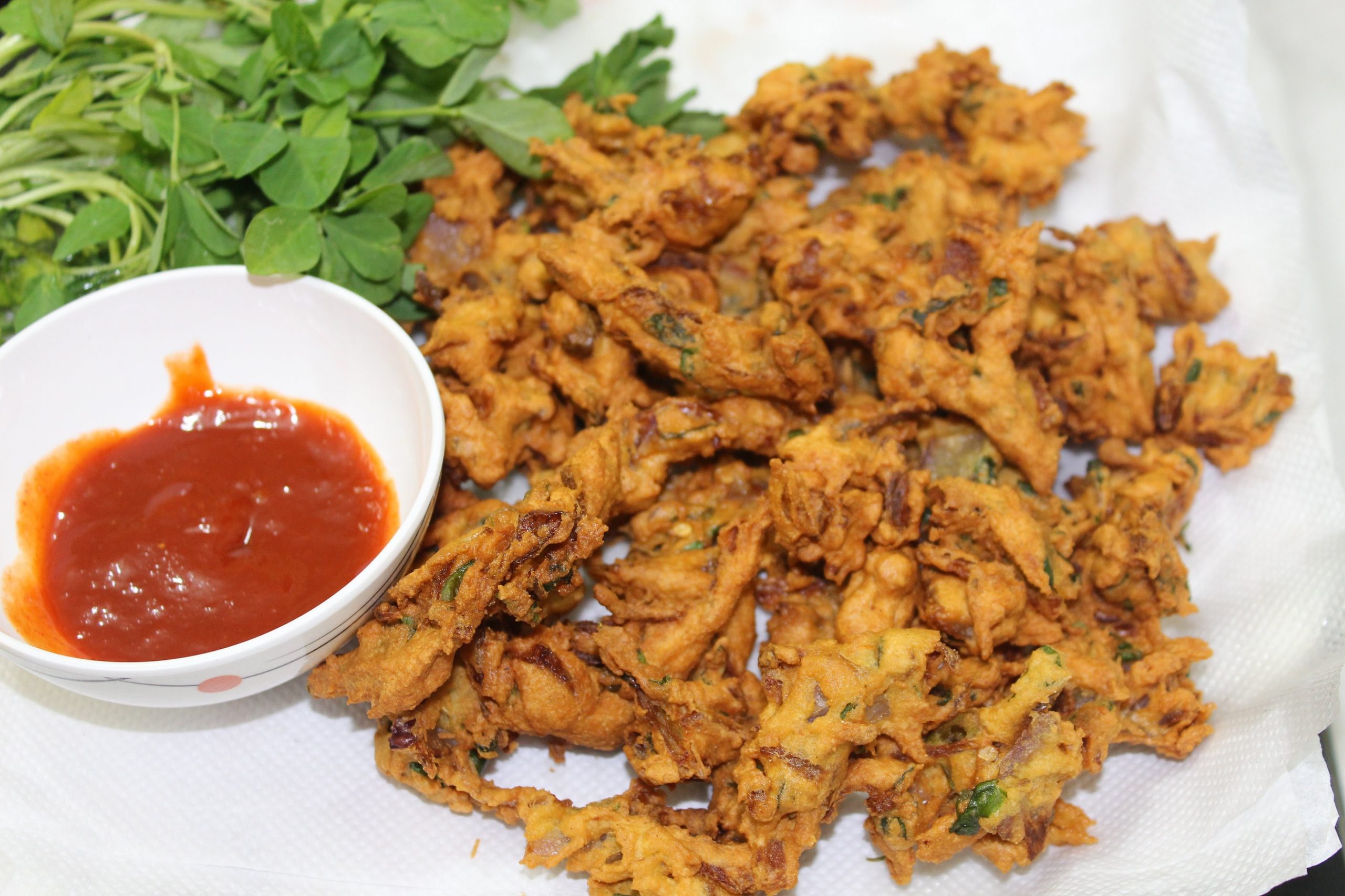 Methi Pakoda Recipe Methi Pakora Recipe Hungryforever