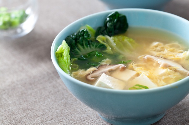 Tofu Mushroom Soup_Steamy Kitchen_604