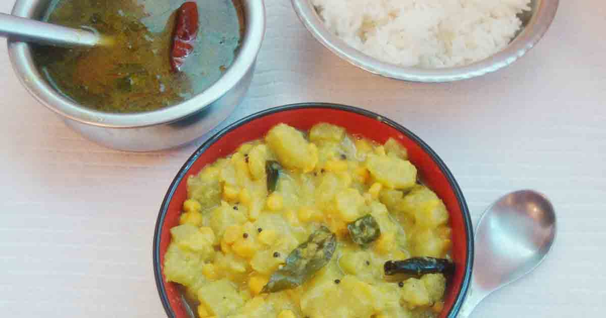 Authentic Chow Chow Pulippu Kootu Recipe