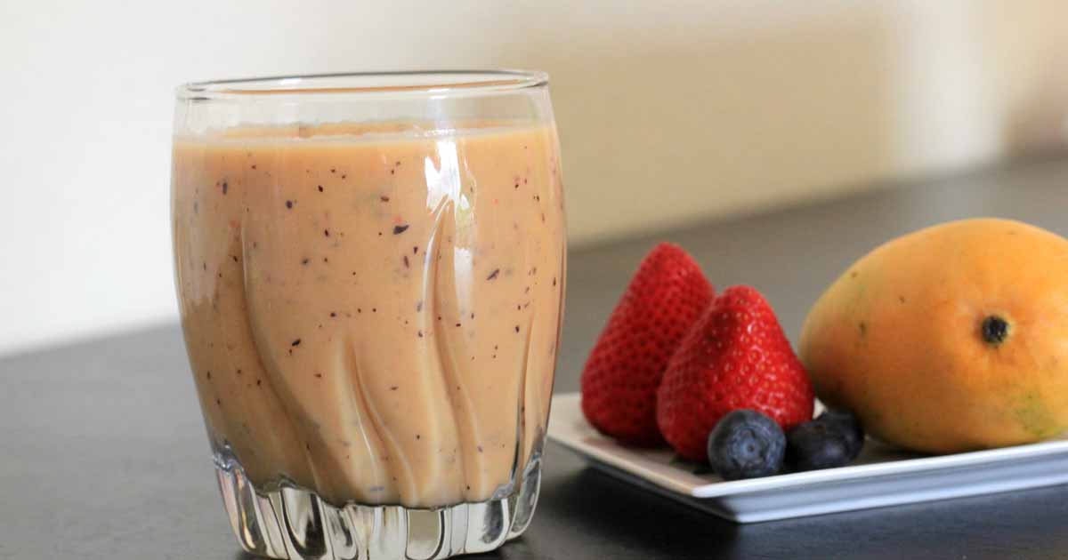 Mixed Fruit Milkshake Recipe