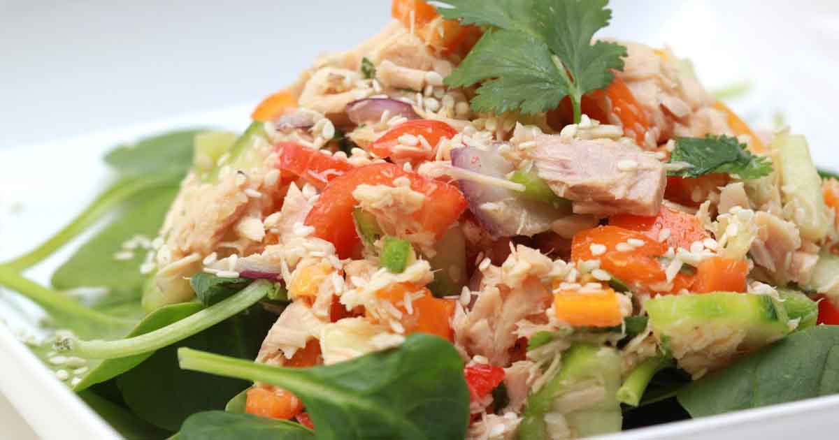 How to Make Thai Tuna Salad Recipe | HungryForever