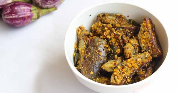 Kathirikai Podi Curry Recipe