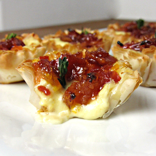 Brie Phyllo Cups Recipe HungryForever Food Blog