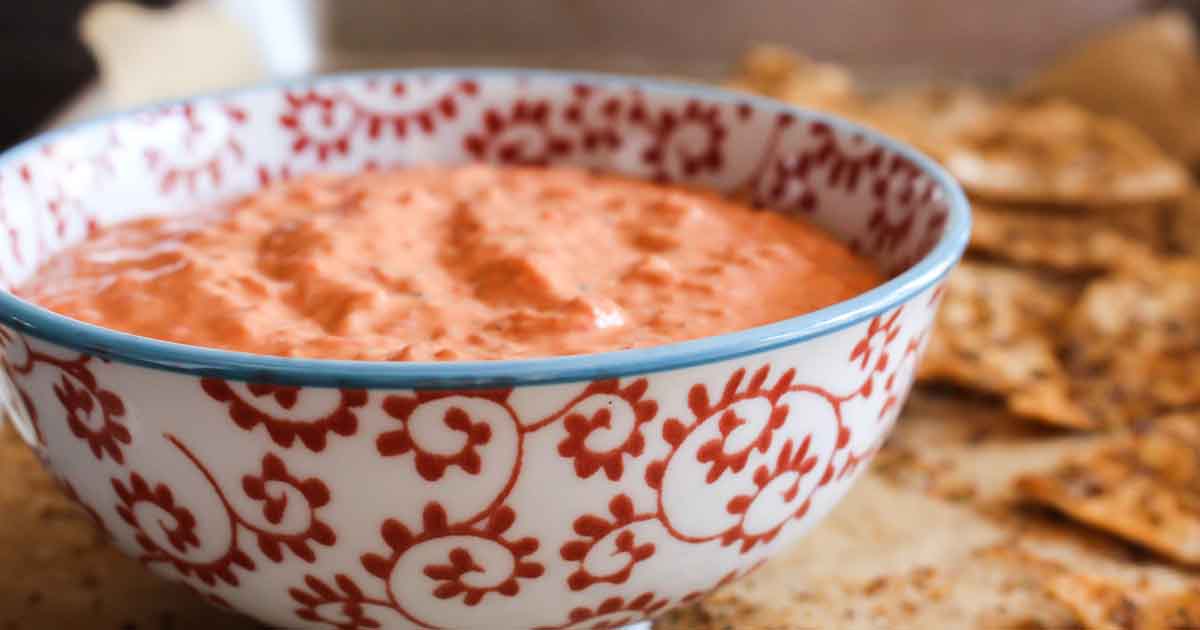 Red Bell Pepper Dip Recipe